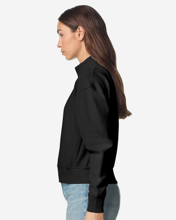 American Apparel FTJ00 - Chaqueta de felpa francesa con cremallera completa para mujer