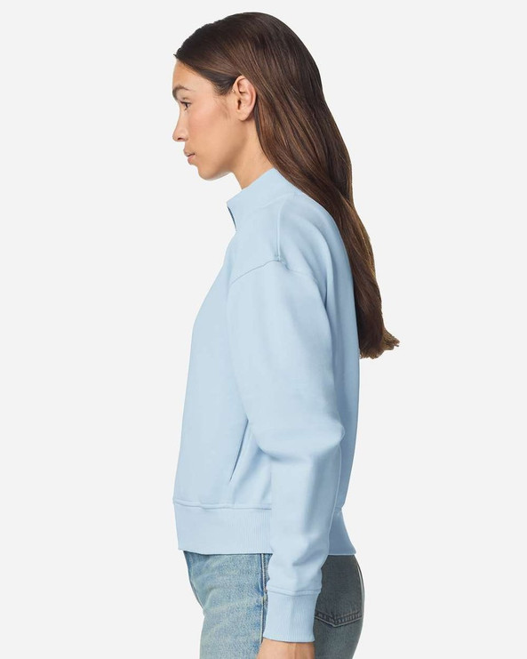 American Apparel FTJ00 - Chaqueta de felpa francesa con cremallera completa para mujer