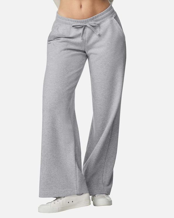 American Apparel FTP00 - Pantalones de pierna ancha de felpa francesa para mujer