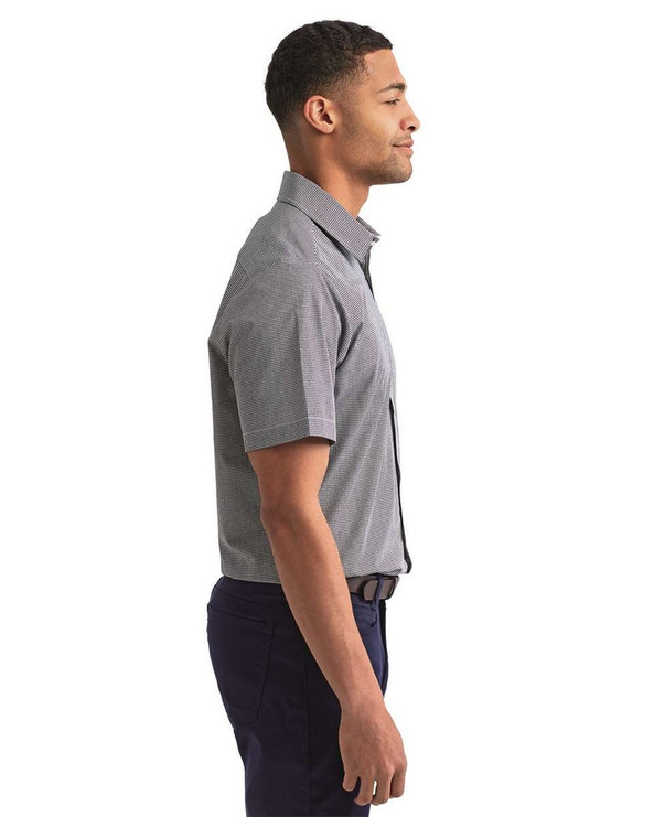 Artisan Collection by Reprime RP221 - Men's Microcheck Gingham Cotton Shirt