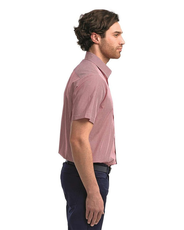 Artisan Collection by Reprime RP221 - Men's Microcheck Gingham Cotton Shirt