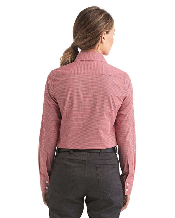 Artisan Collection by Reprime RP320 - Women's Microcheck Gingham Cotton Shirt