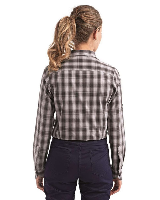 Artisan Collection by Reprime RP350 - Camisa de Vestir de Algodón a Cuadros Mulligan para Mujer