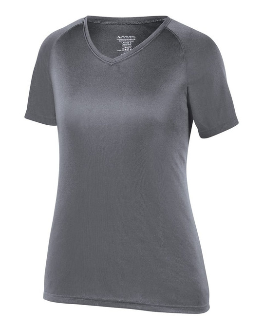 Augusta Sportswear 2792 - Camiseta de mujer Attain de cuello en V que absorbe la humedad