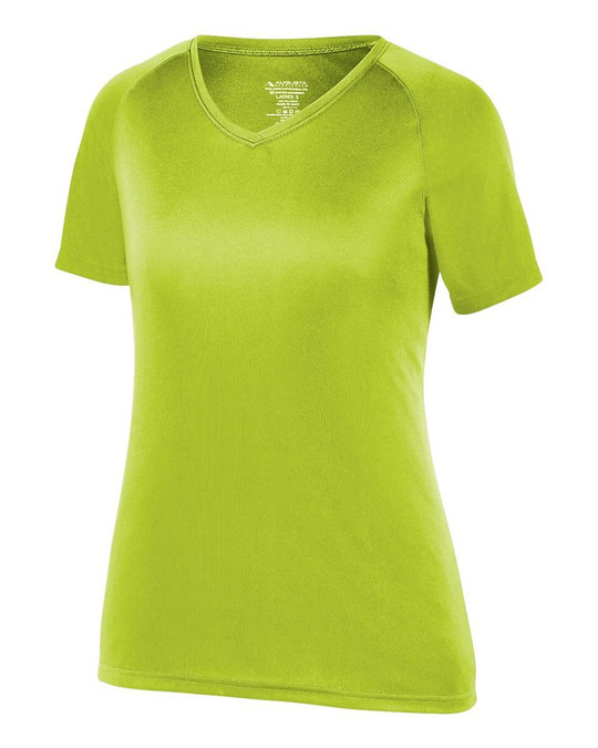 Augusta Sportswear 2792 - Camiseta de mujer Attain de cuello en V que absorbe la humedad