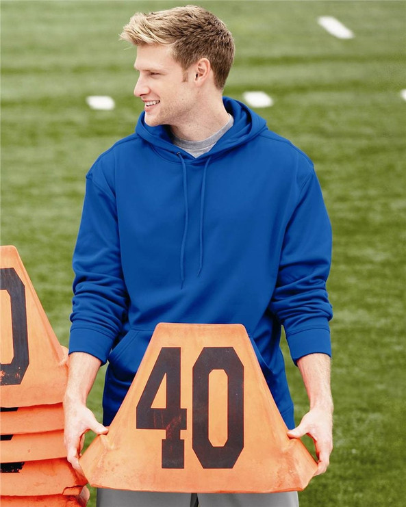 Augusta Sportswear 5505 - Men's Wicking Fleece Hooded Sweatshirt