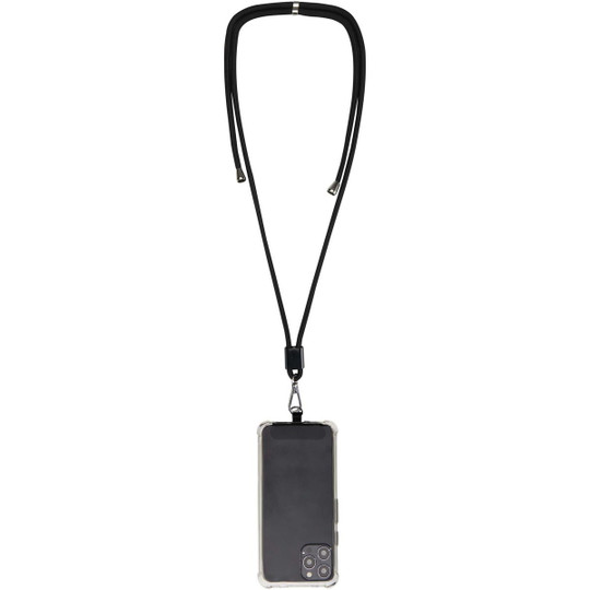 Vega adjustable recycled smartphone lanyard - EgotierPro 124516