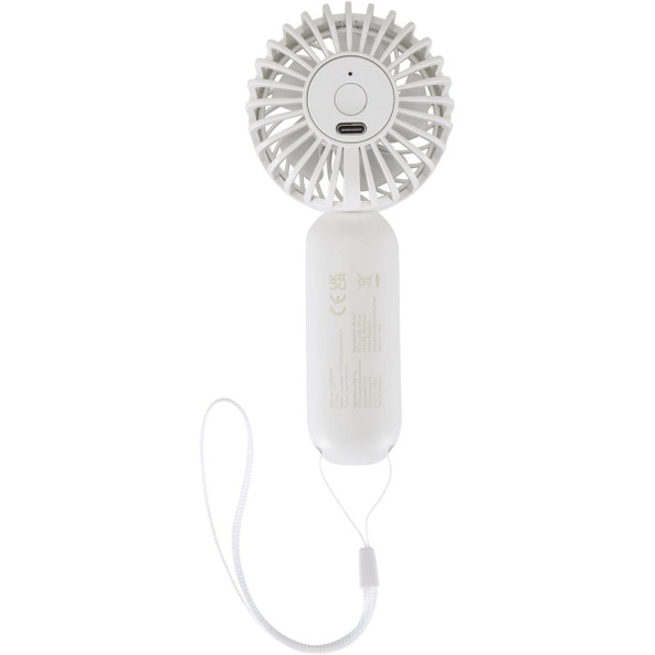 Ventilateur portable en plastique recyclé Aervia - EgotierPro 124519