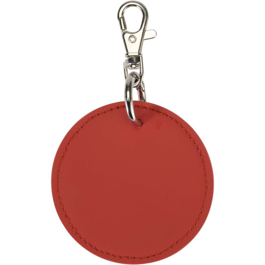 Resi Plus GRS recycled round charm keychain - EgotierPro 130140