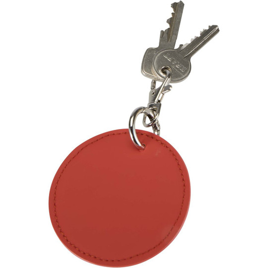 Resi Plus GRS recycled round charm keychain - EgotierPro 130140