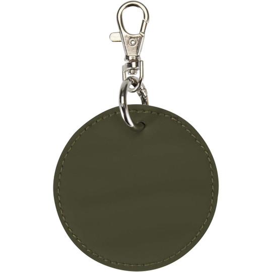 Resi Plus GRS recycled round charm keychain - EgotierPro 130140
