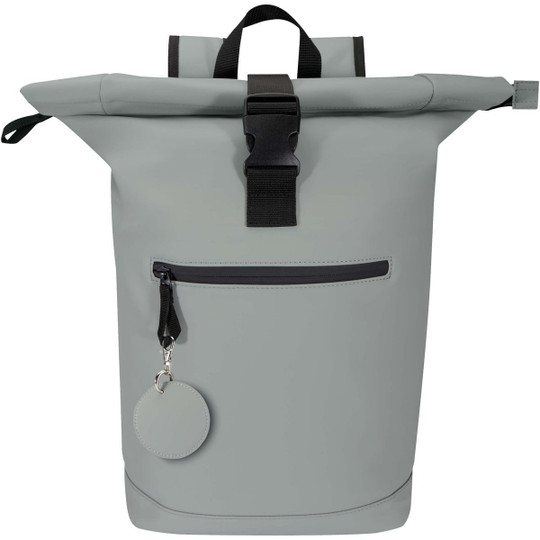 Resi Plus GRS recycelter runder Charm Schlüsselanhänger - EgotierPro 130140
