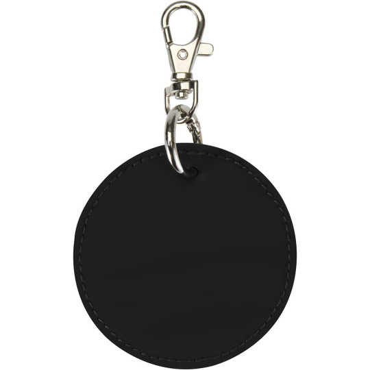 Resi Plus GRS recycled round charm keychain - EgotierPro 130140