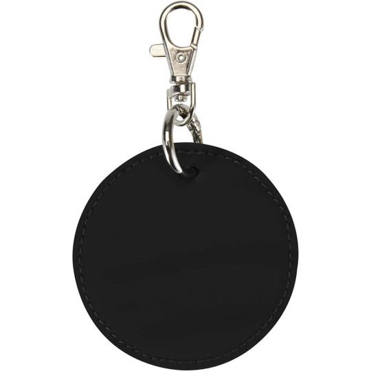 Resi Plus GRS recycled round charm keychain - EgotierPro 130140