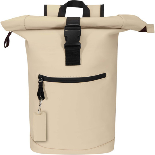 Resi Plus GRS recycelter rechteckiger Charm Schlüsselanhänger - EgotierPro 130141