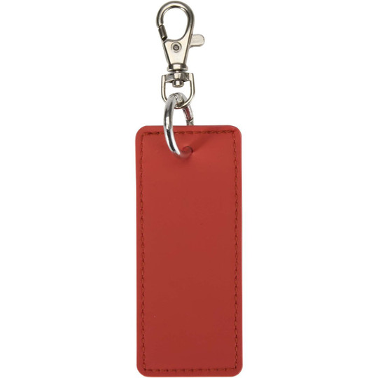 Resi Plus GRS recycled rectangle charm keychain - EgotierPro 130141