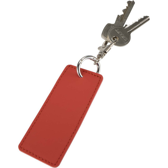 Resi Plus GRS recycled rectangle charm keychain - EgotierPro 130141