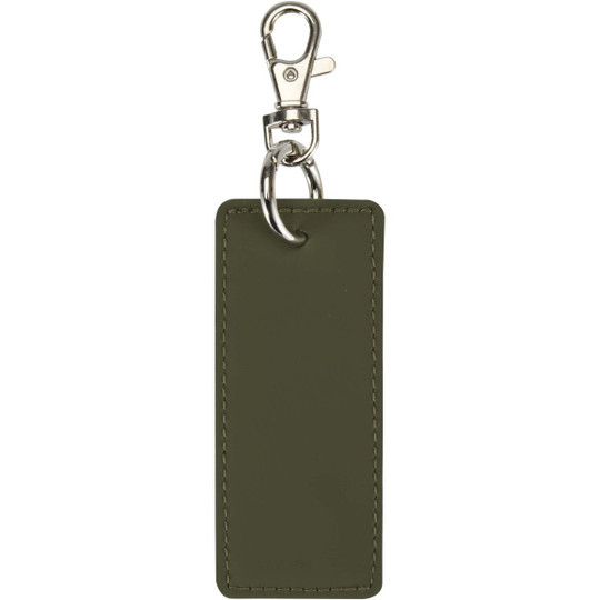 Resi Plus GRS recycled rectangle charm keychain - EgotierPro 130141