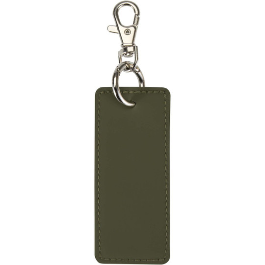Resi Plus GRS recycled rectangle charm keychain - EgotierPro 130141
