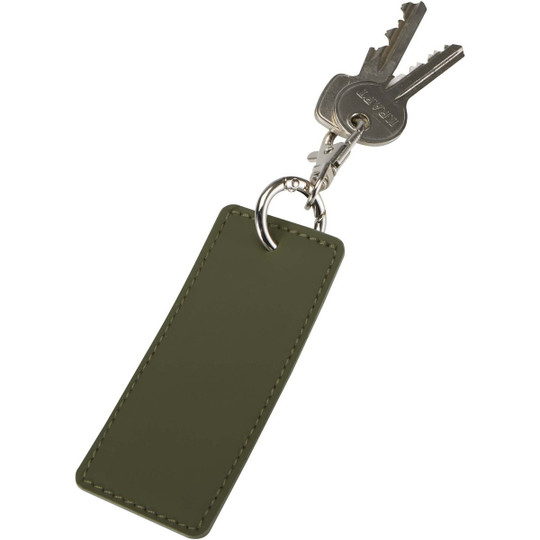 Resi Plus GRS recycled rectangle charm keychain - EgotierPro 130141