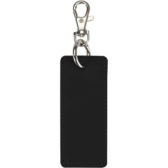 Resi Plus GRS recycled rectangle charm keychain - EgotierPro 130141
