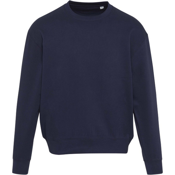 Elevate 39564 - Pull unisexe OCS en coton bio oversize à col rond Boris de 280 g/m2