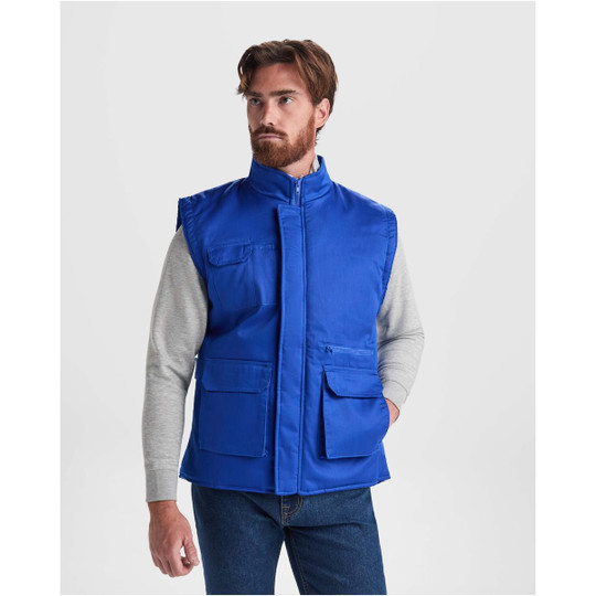 Roly WRK R5067 - Almanzor multi-purpose workwear bodywarmer with high neck