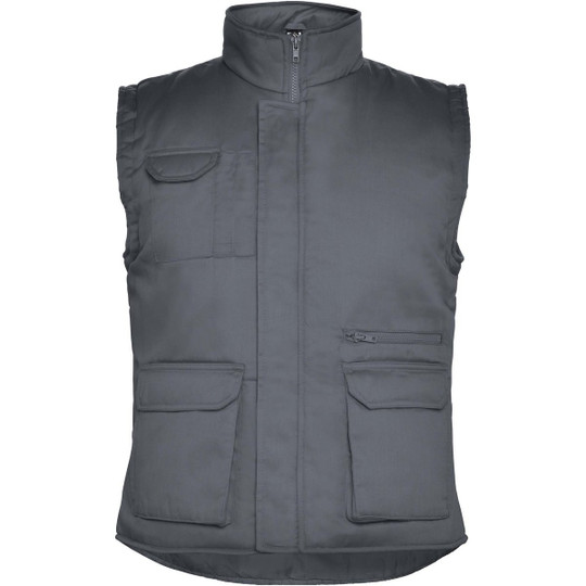 Roly WRK R5067 - Almanzor multi-purpose workwear bodywarmer with high neck