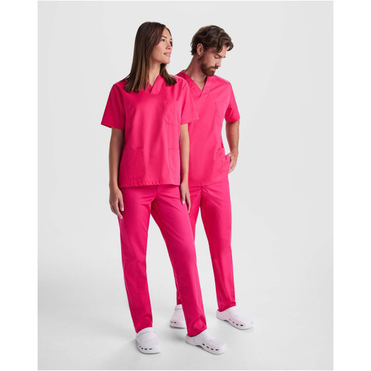 Roly WRK R9098 - Panacea unisex kortærmet servicetop 160 g/m2
