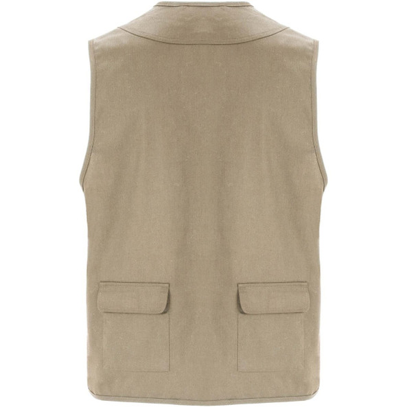 Roly WRK R9111 - Gilet de travail multi-poches à col en V Venera de 200 g/m2