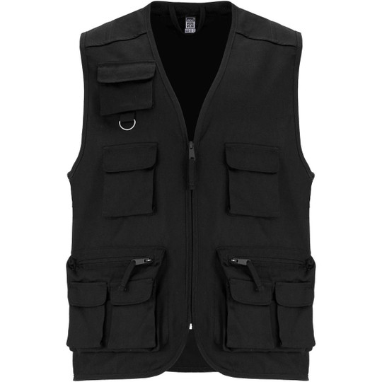 Roly WRK R9111 - Venera 200 g/m2 v-neck multi-pocket workwear vest