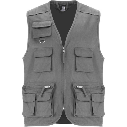 Roly WRK R9111 - Venera 200 g/m2 v-neck multi-pocket workwear vest