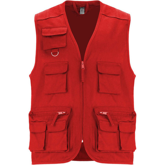 Roly WRK R9111 - Venera arbejdsvest med v-hals og flere lommer 200 g/m2