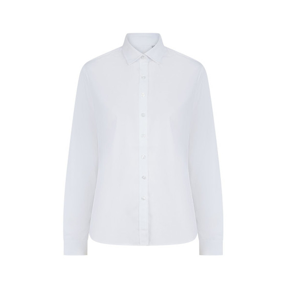 Henbury HY583 - DAMESHEMD MET LANGE MOUWEN 'COTTON FEEL' COOLPLUS®