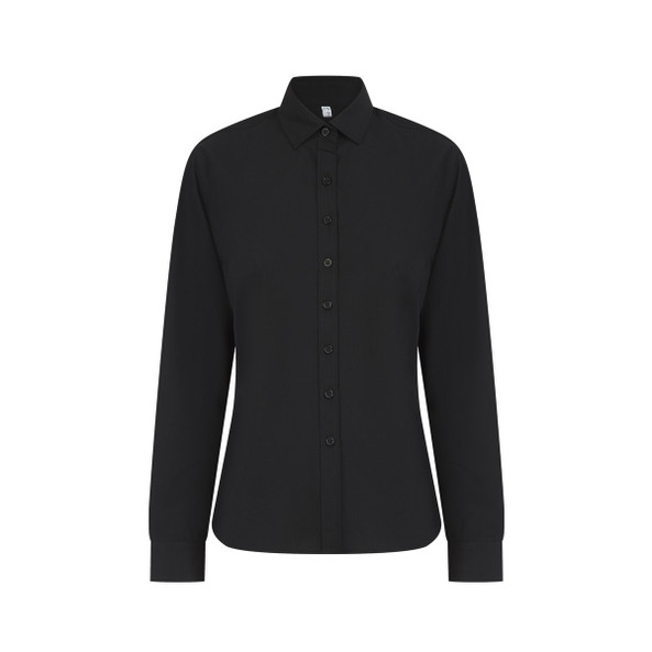 HENBURY HY583 - LADIES' LONG SLEEVED 'COTTON FEEL' COOLPLUS® SHIRT