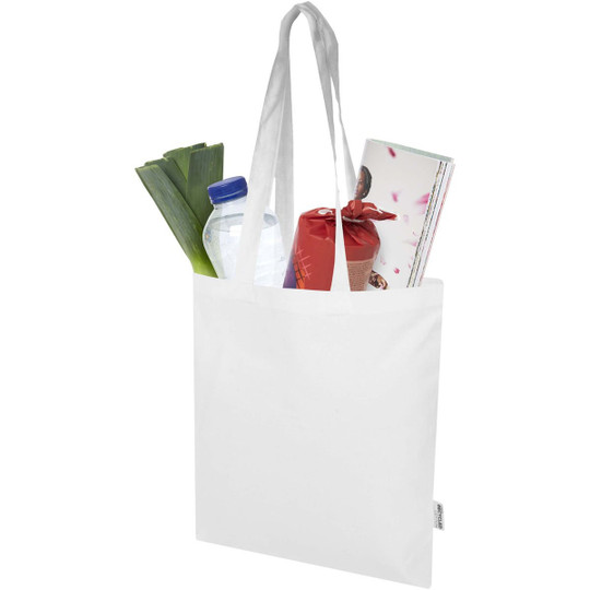 Peru Blend 180 g/m² GRS recycled cotton tote bag 7L - EgotierPro 120789