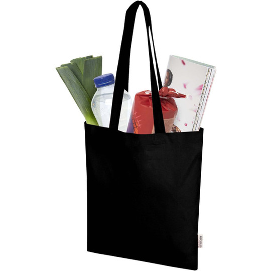 Peru Blend 180 g/m² GRS recycled cotton tote bag 7L - EgotierPro 120789