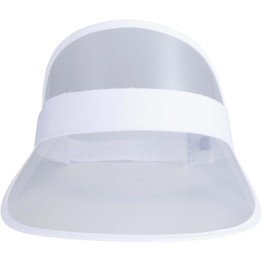 Bright cap with transparent visor - EgotierPro 39571