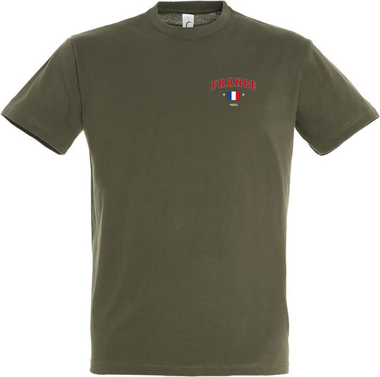 Needen 11380-CDFR - France Themed Unisex T-shirt
