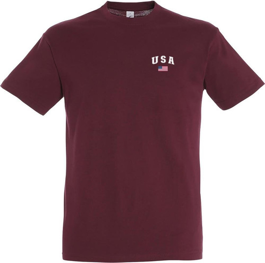 Needen 11380-CDUSA - Usa Themed Cotton T-Shirt