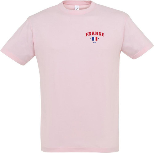 Unisex Ranska-aiheinen T-paita 11380-CLFR