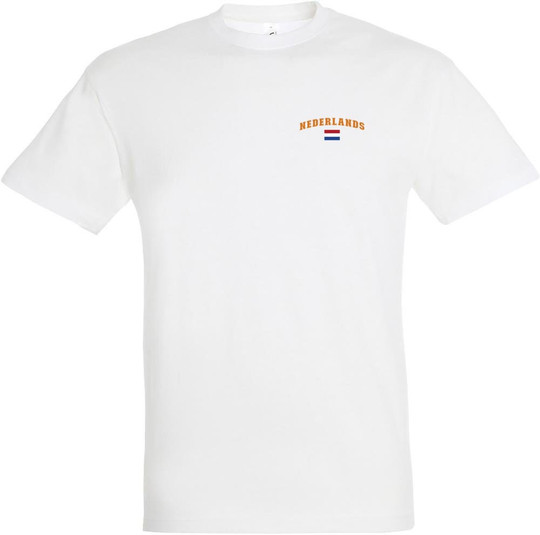 T-shirt Col Rond Thème 'Nederlands' 11380-CLNL