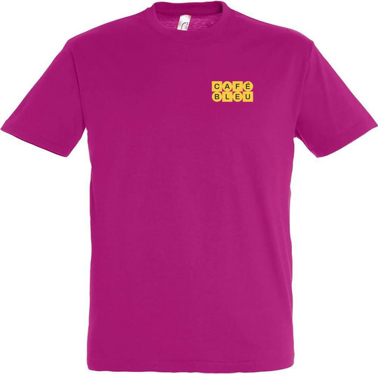 Needen 11380-N2DBL - Unisex T-shirt z Wzorem 'Bleu'