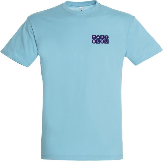 Bleu Graphic Design T-shirt 11380-N2LBL