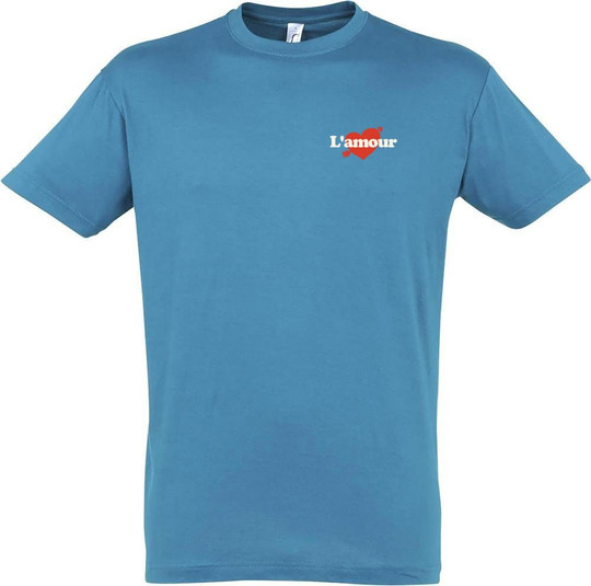Needen 11380-N1DA - L'amour Themed Printed Unisex T-shirt