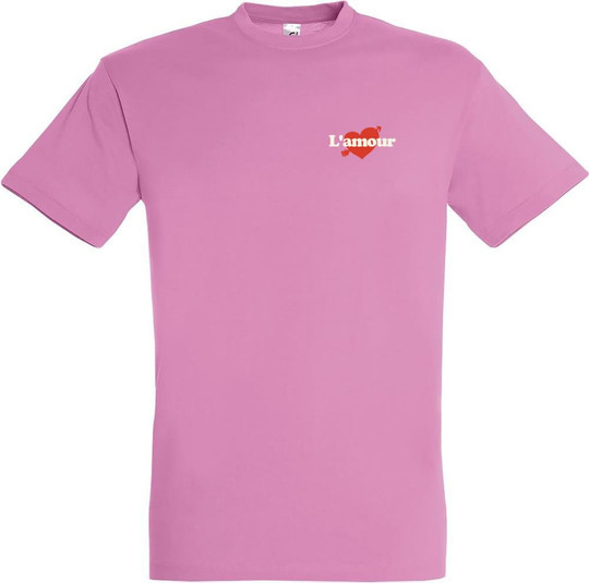 Needen 11380-N1DA - L'amour Themed Printed Unisex T-shirt