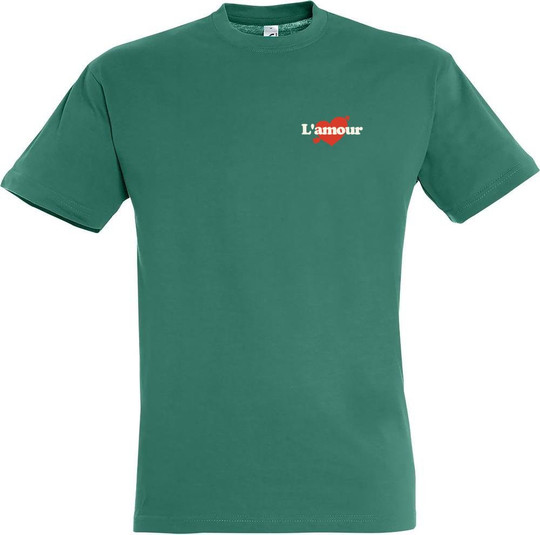 T-shirt Unisexe Imprimé 'L'amour' 11380-N1DA