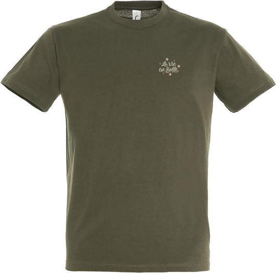 Needen 11380-N1DB - La vie est belle Design T-shirt