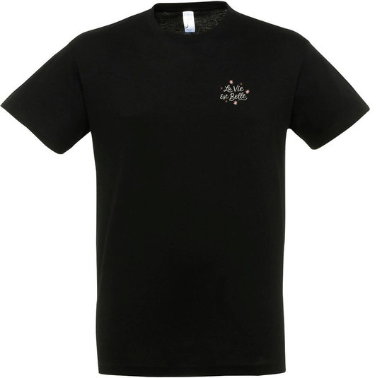 Needen 11380-N1DB - La vie est belle Design T-shirt