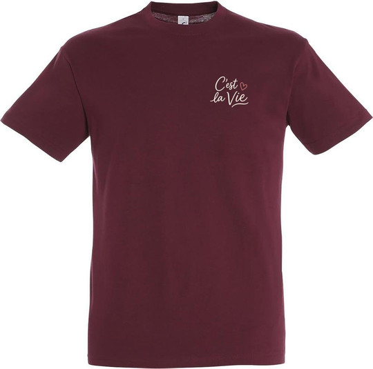 Needen 11380-N1DCV - 'C'est la vie' Graphic T-shirt